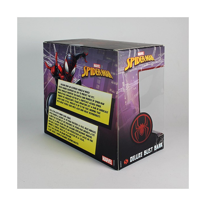BUSTE TIRELIRE SPIDER-MAN (MILES MORALES) DELUXE