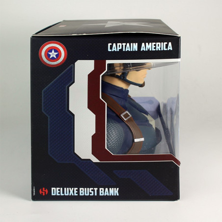 CAPTAIN AMERICA DELUXE BUST BANK - AVENGERS ENDGAME