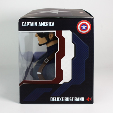 CAPTAIN AMERICA DELUXE BUST BANK - AVENGERS ENDGAME
