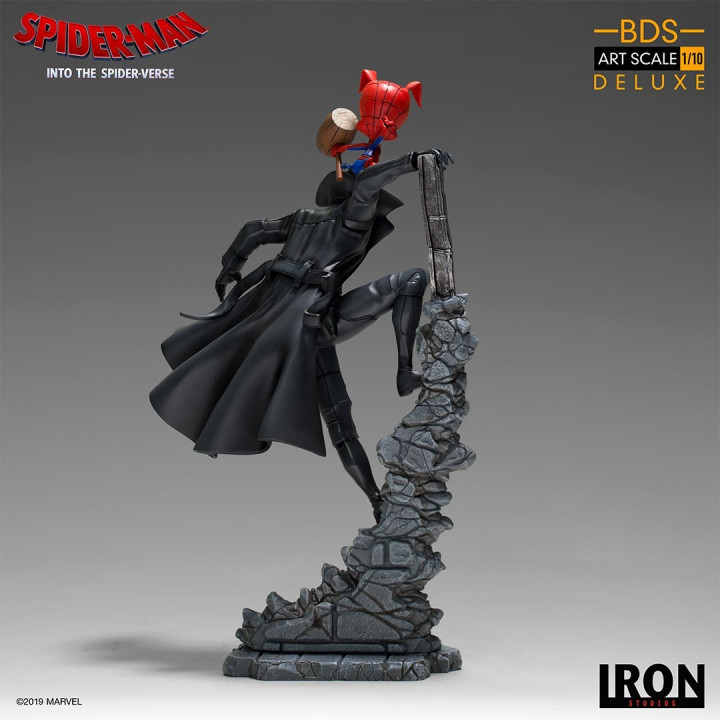 SPIDER-MAN NOIR & SPIDER-HAM BDS ART SCALE 1/10 STATUE - SPIDER-VERSE