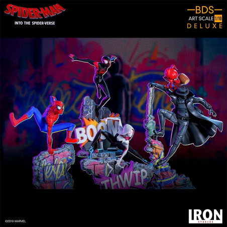 SPIDER-MAN NOIR & SPIDER-HAM BDS ART SCALE 1/10 STATUE - SPIDER-VERSE