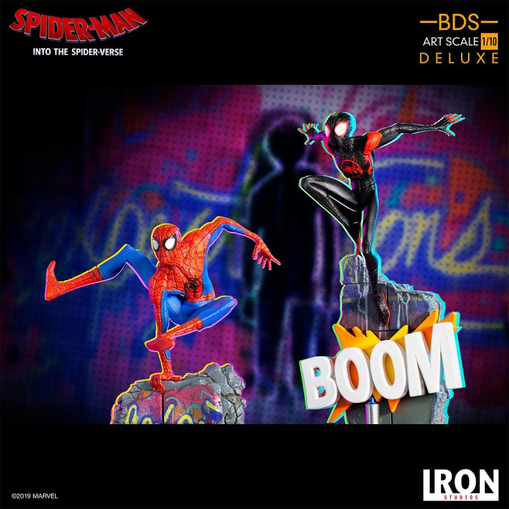 SPIDER-MAN NOIR & SPIDER-HAM BDS ART SCALE 1/10 STATUE - SPIDER-VERSE