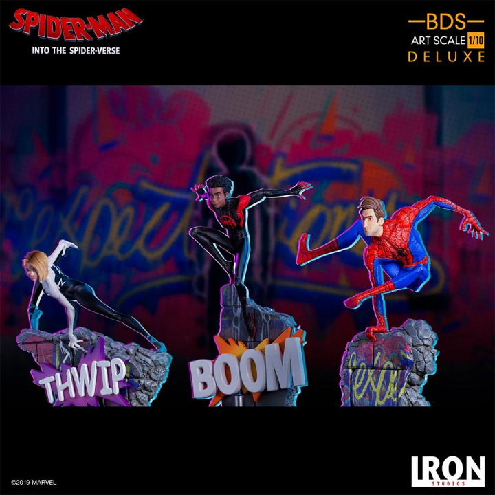 SPIDER-MAN NOIR & SPIDER-HAM BDS ART SCALE 1/10 STATUE - SPIDER-VERSE