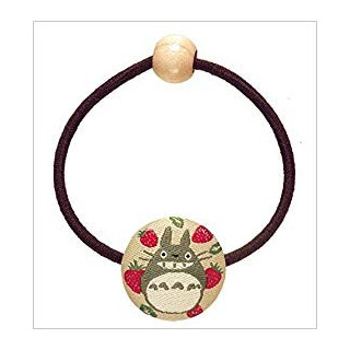 ELASTIQUE CHEVEUX TOTORO FRAISE